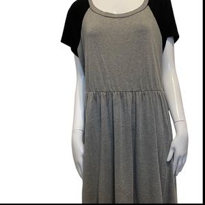 Torrid color block a line dress